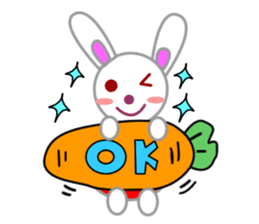 Maya White Rabbit sticker #11771896