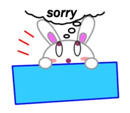 Maya White Rabbit sticker #11771900