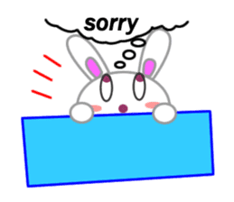 Maya White Rabbit sticker #11771900