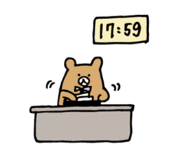 Worker Bear sticker #11772110