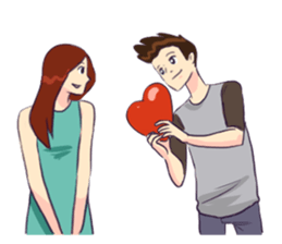 Romantic hotsell love stickers