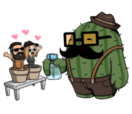 Hip Cactus sticker #11772447