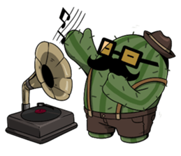 Hip Cactus sticker #11772449
