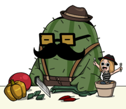 Hip Cactus sticker #11772454