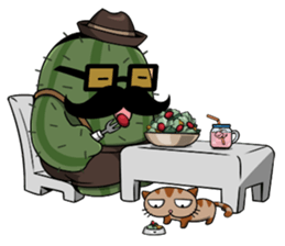 Hip Cactus sticker #11772455