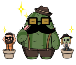 Hip Cactus sticker #11772460