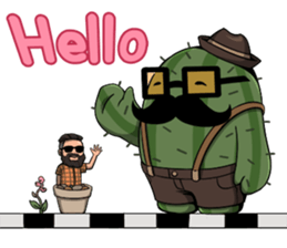 Hip Cactus sticker #11772461