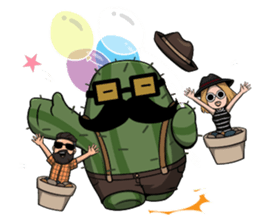 Hip Cactus sticker #11772462