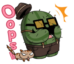 Hip Cactus sticker #11772463