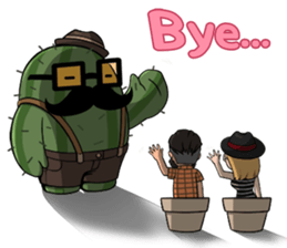 Hip Cactus sticker #11772464