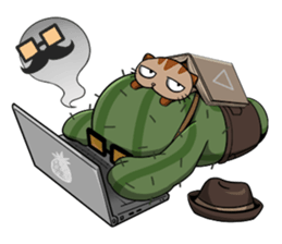 Hip Cactus sticker #11772465