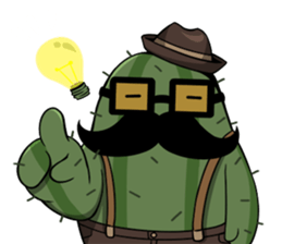 Hip Cactus sticker #11772466