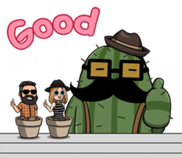 Hip Cactus sticker #11772467