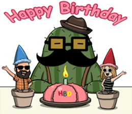 Hip Cactus sticker #11772470