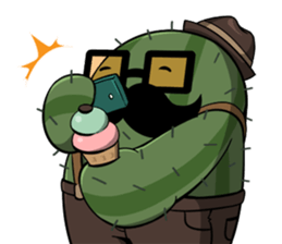 Hip Cactus sticker #11772473