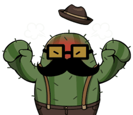 Hip Cactus sticker #11772475