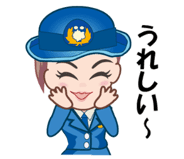 Policewoman Asamin sticker #11772968