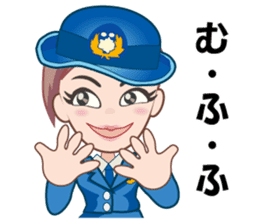 Policewoman Asamin sticker #11772982