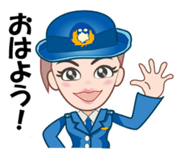 Policewoman Asamin sticker #11772985