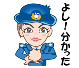 Policewoman Asamin sticker #11772987