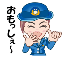 Policewoman Asamin sticker #11773002