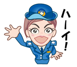 Policewoman Asamin sticker #11773004