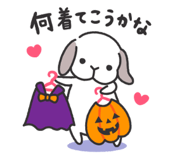 Lop Bunny, SHARIKICHI ~HALLOWEEN~ sticker #11773249