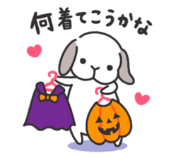 Lop Bunny, SHARIKICHI ~HALLOWEEN~ sticker #11773249