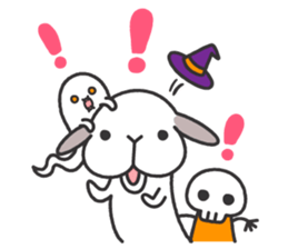 Lop Bunny, SHARIKICHI ~HALLOWEEN~ sticker #11773250