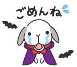 Lop Bunny, SHARIKICHI ~HALLOWEEN~ sticker #11773255