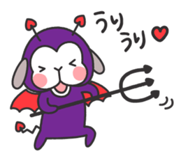 Lop Bunny, SHARIKICHI ~HALLOWEEN~ sticker #11773256