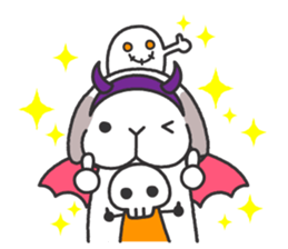 Lop Bunny, SHARIKICHI ~HALLOWEEN~ sticker #11773258