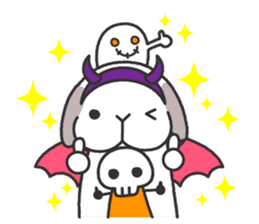 Lop Bunny, SHARIKICHI ~HALLOWEEN~ sticker #11773258