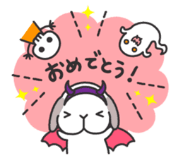 Lop Bunny, SHARIKICHI ~HALLOWEEN~ sticker #11773276
