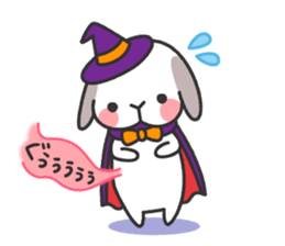 Lop Bunny, SHARIKICHI ~HALLOWEEN~ sticker #11773283