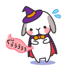 Lop Bunny, SHARIKICHI ~HALLOWEEN~ sticker #11773283