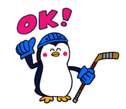 We are penguins loving ice hockey. sticker #11773852