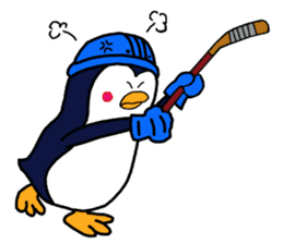We are penguins loving ice hockey. sticker #11773855