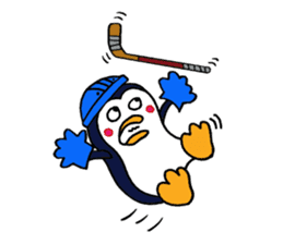 We are penguins loving ice hockey. sticker #11773867