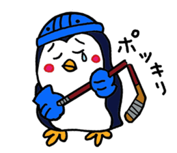 We are penguins loving ice hockey. sticker #11773868