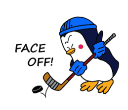 We are penguins loving ice hockey. sticker #11773871