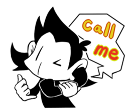Monotone Monkey sticker #11773972