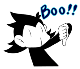 Monotone Monkey sticker #11773974
