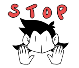 Monotone Monkey sticker #11773979