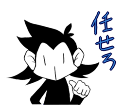Monotone Monkey sticker #11773983