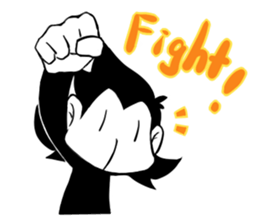 Monotone Monkey sticker #11773988