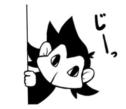 Monotone Monkey sticker #11774000