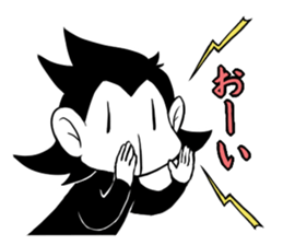 Monotone Monkey sticker #11774002