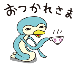 Lazy Penguin No.1 [Basic set] sticker #11774006