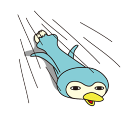 Lazy Penguin No.1 [Basic set] sticker #11774011